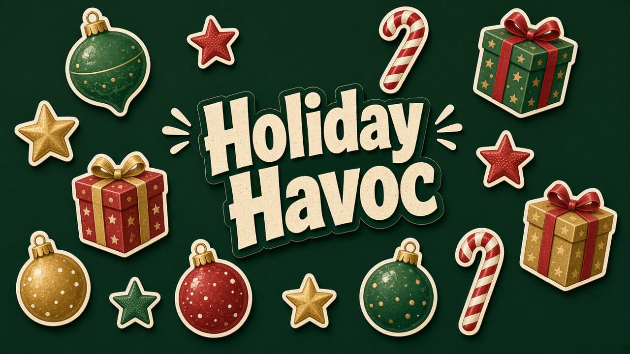 Holiday Havoc theme pack cover